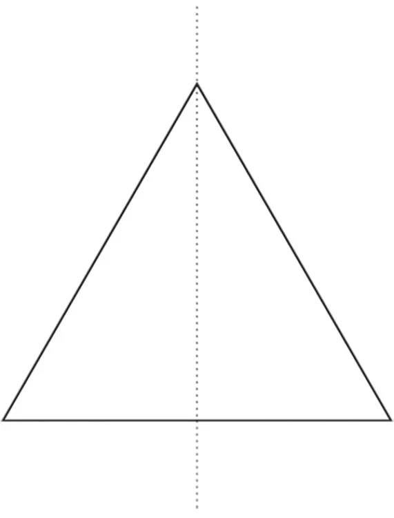 Simple illustration of a triangle